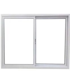 Ventana Aluminio Blanco Linea Herrero 150x110 c/vidrio