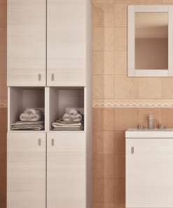 Alternative view of Vanitory Linea Terra 40cm Schneider Blanco Completo