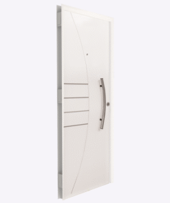 Puerta Inyectada Curva Epoxi Antibarreta Triple Contacto