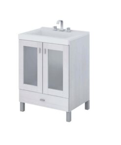 Vanitory Linea Terra Vetro 60cm Schneider Blanco Completo