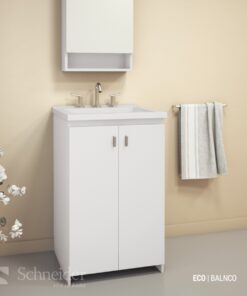 Alternative view of Vanitory Linea Eco 50cm Schneider Blanco Completo
