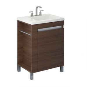Vanitory Linea Aqua 60cm Schneider Carvalho Completo
