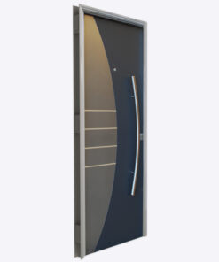 Puerta Inyectada Epoxi Bicolor Cilindro Europeo