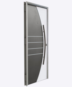 Puerta Inyectada Epoxi Bicolor Cilindro Europeo