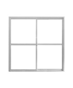 Ventana Balcón Aluminio Blanco línea herrero 200x200