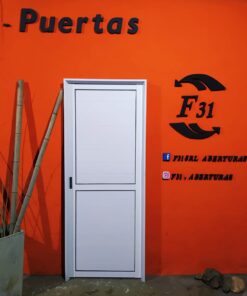 Alternative view of Puerta Aluminio Blanco Modelo 11 Linea Herrero