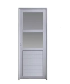 Puerta Aluminio Blanco Modelo 5 Linea Herrero