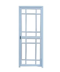 Puerta Aluminio Blanco Modelo 10 Linea Herrero