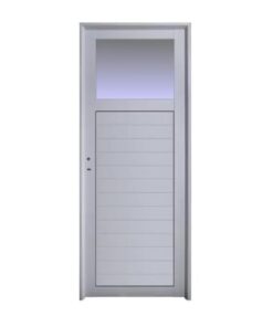 Puerta Aluminio Blanco Modelo 2 Linea Herrero