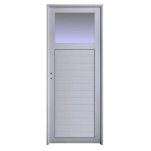 Puerta Aluminio Blanco Modelo 2 Linea Herrero