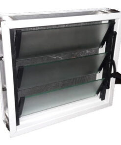 Alternative view of Aireador Alum Blanco completo 40x36