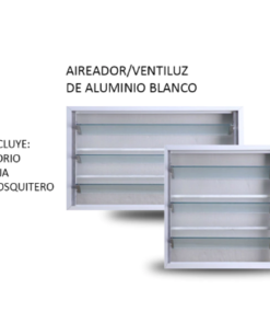 Aireador Alum Blanco completo 40x26