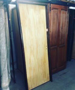 Alternative view of Puerta Placa Pino Economica marco Chapa 70x7