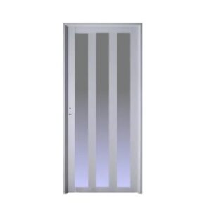 Puerta Aluminio Blanco Modelo T2 Linea Herrero