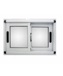 Ventana Modena Aluminio Blanco 60×40 v/4mm s/Contramarco