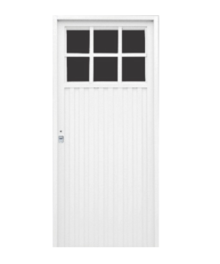 Puerta Simple Chapa 1/4 Reja