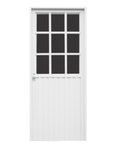 Puerta Simple Chapa 1/2 Reja