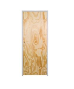 Puerta Placa Economica Pino Marco Aluminio 70x7