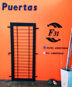 Puerta herrería marco chapa 18