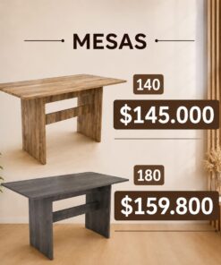 Mesas de melanina 140 / 180