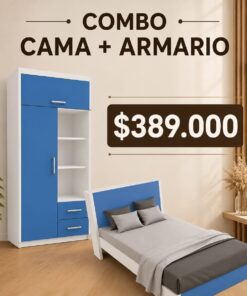 Combo cama 1 plaza + armario