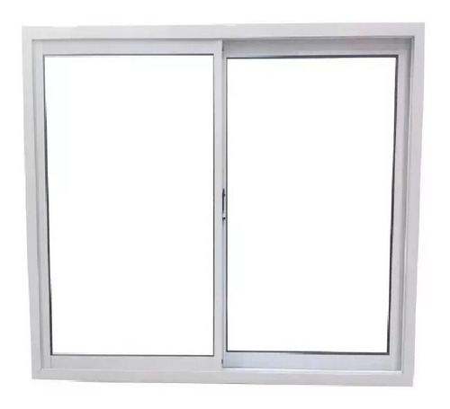 Ventana Aluminio Blanco Eco 100x110